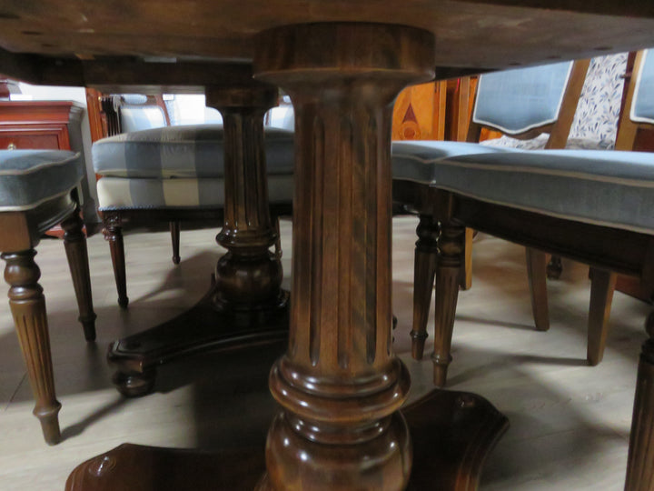 Double Pedestal Dining Table
