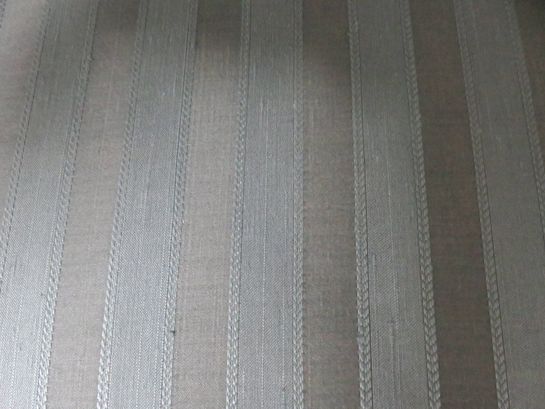 Teal Striped Wingback Chair