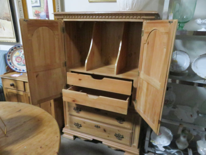 Kincade Knotty Pine Armoire