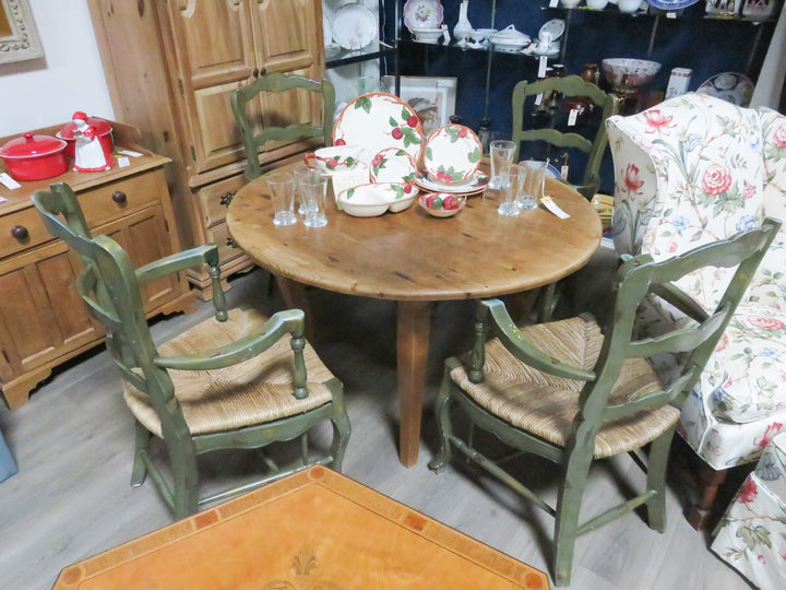 Pine Dining Table & Chairs