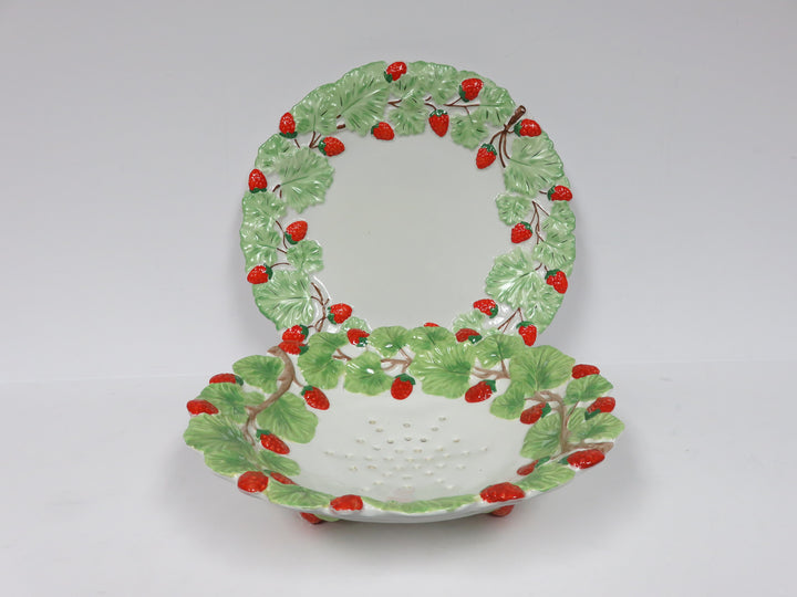 Mottahedeh Berry Bowl and Underplate