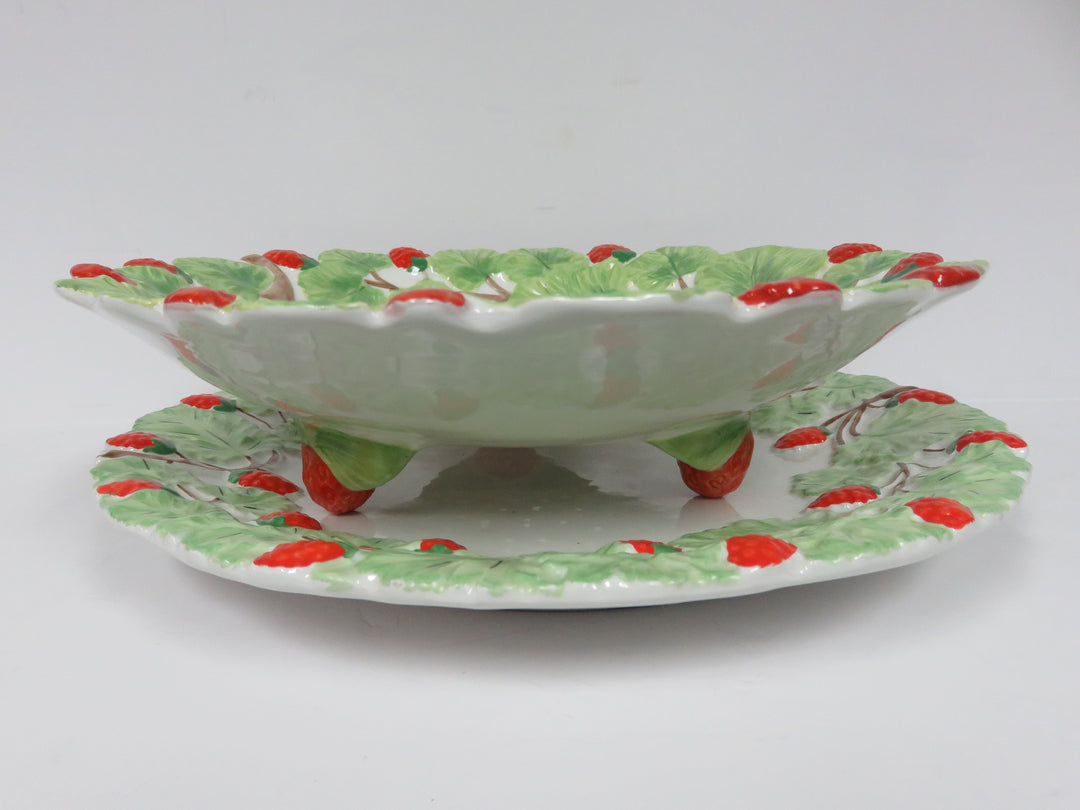Mottahedeh Berry Bowl and Underplate