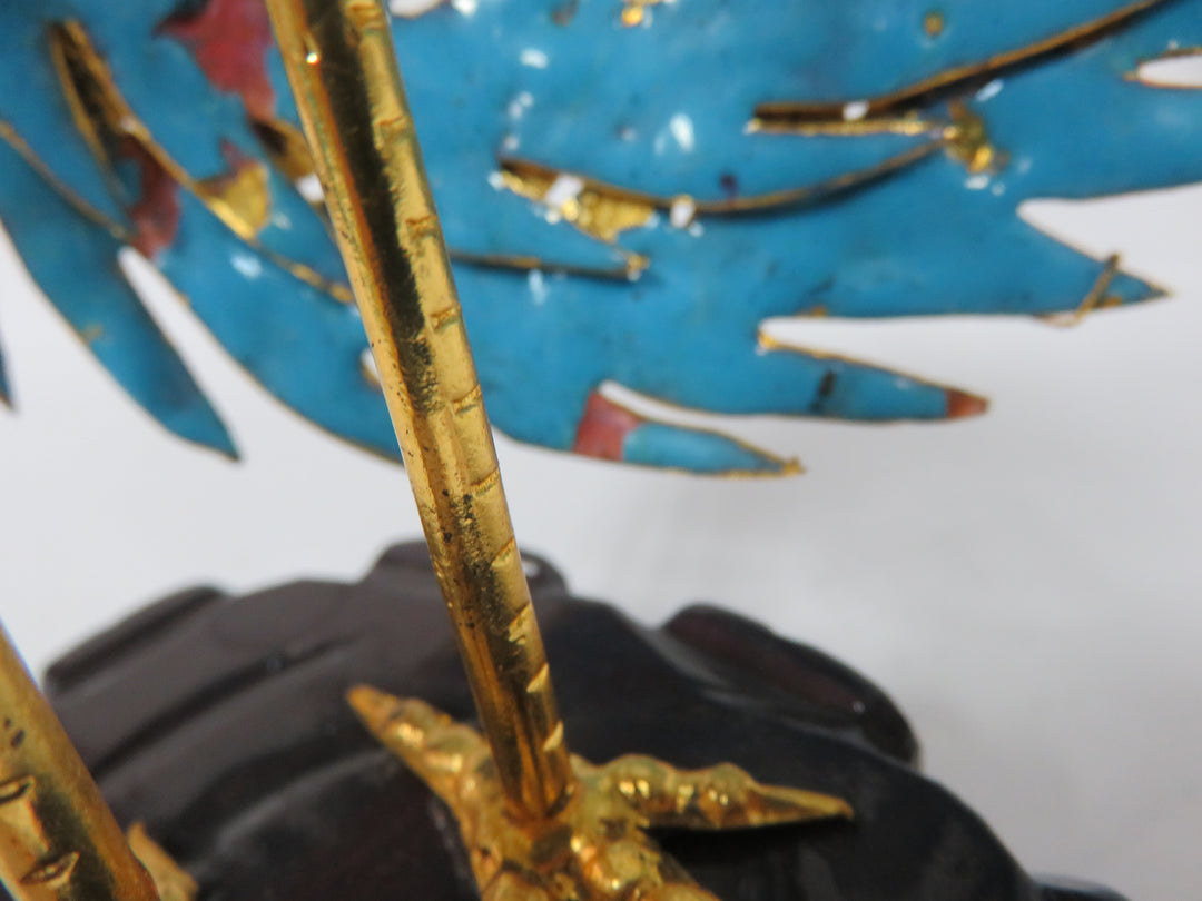 Cloisonne Phoenix Sculpture