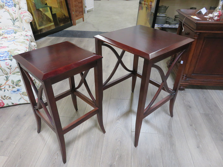 Dark Wood Nesting Tables