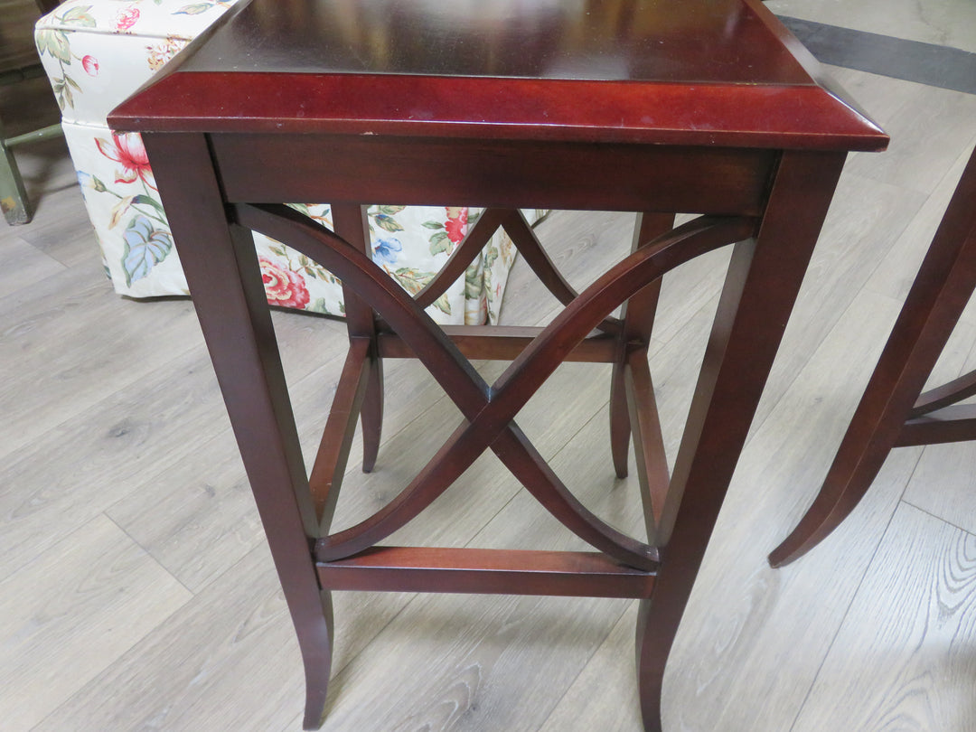 Dark Wood Nesting Tables