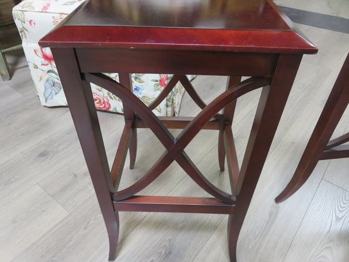 Dark Wood Nesting Tables