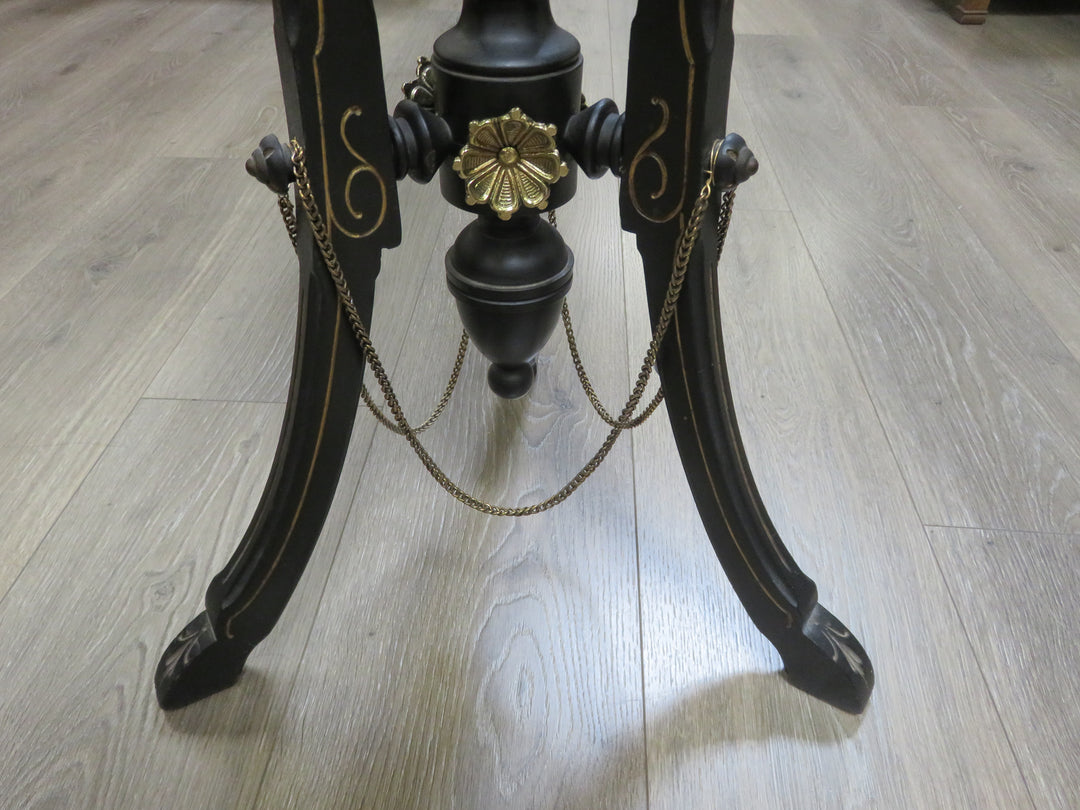 Ebonized Wood Plant Stand
