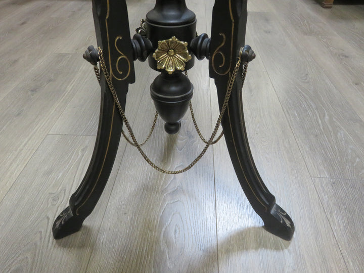 Ebonized Wood Plant Stand
