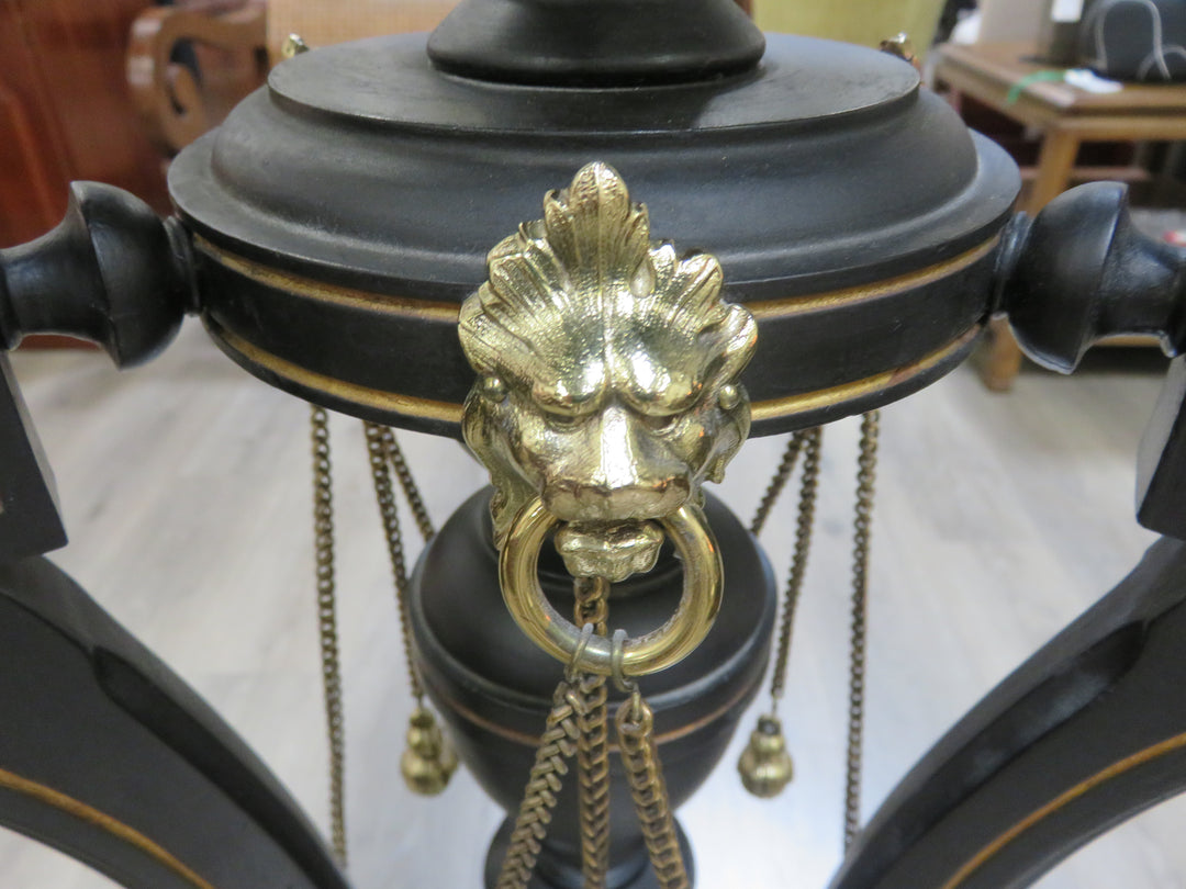 Ebonized Wood Plant Stand