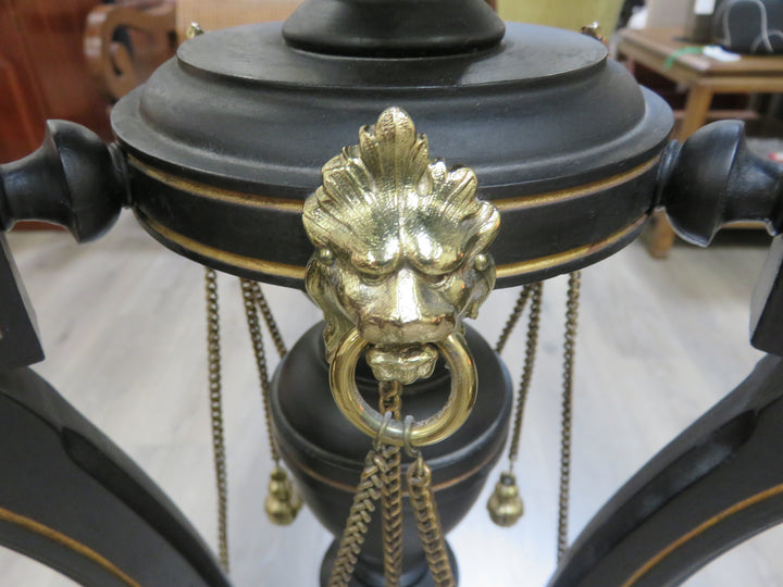 Ebonized Wood Plant Stand