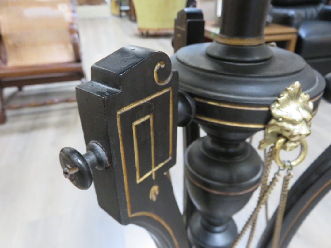 Ebonized Wood Plant Stand