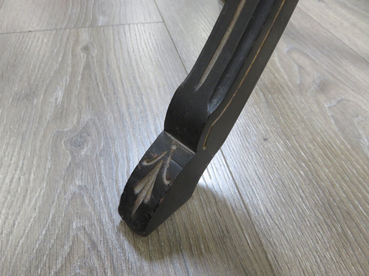 Ebonized Wood Plant Stand