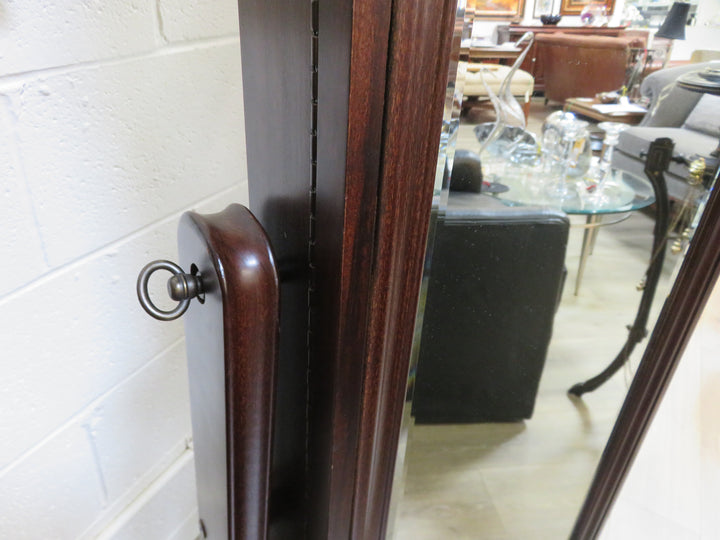 Beveled Mirror Jewelry Cabinet