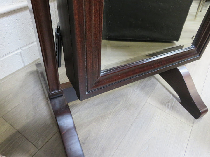 Beveled Mirror Jewelry Cabinet