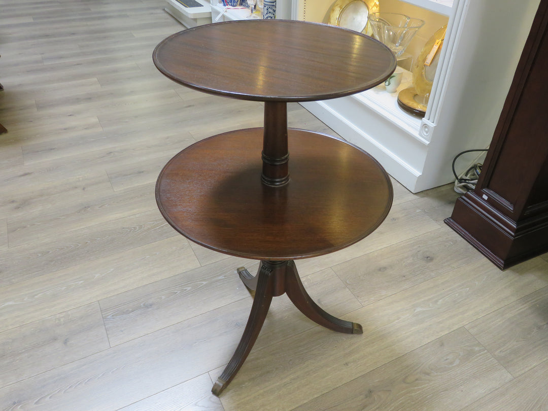 Vintage Two Tier Mahogany Table
