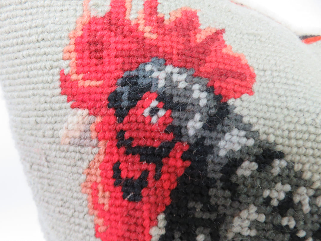 Needlepoint Throw Pillow
