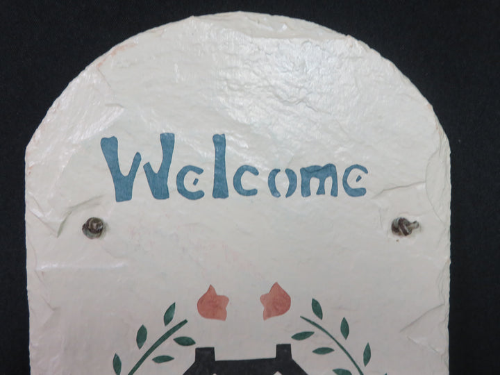 Slate Welcome Plaque