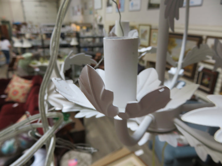 Petite White Chandelier