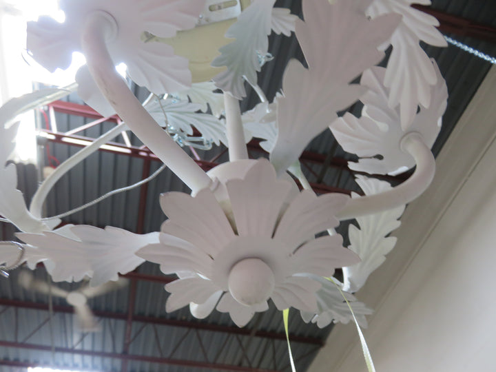 Petite White Chandelier