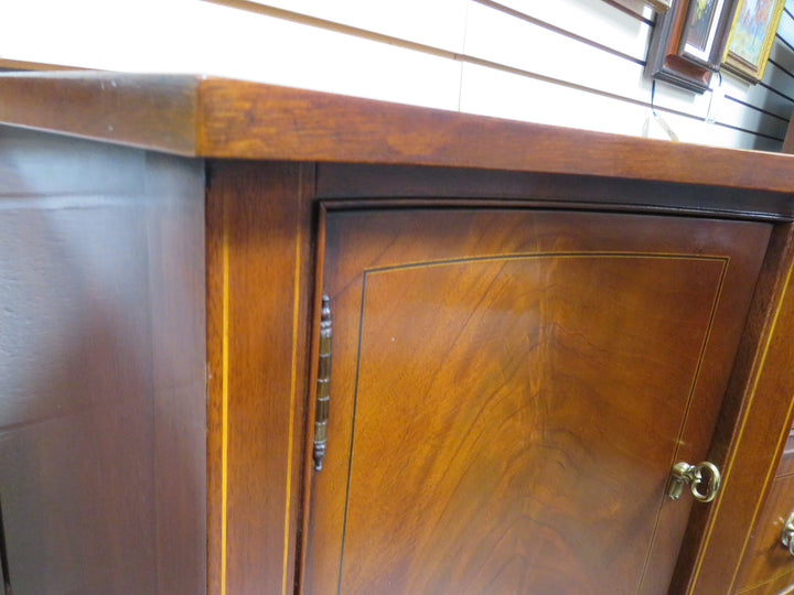 Hickory Bowfront Buffet Cabinet