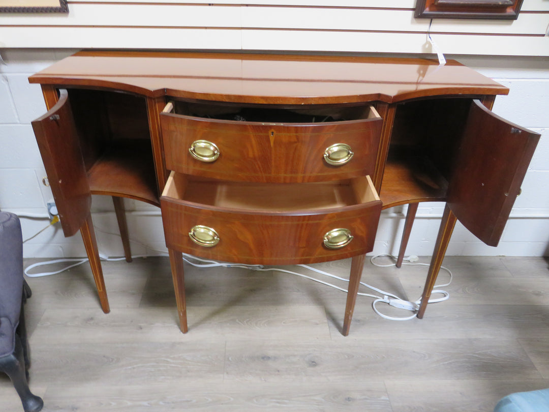 Hickory Bowfront Buffet Cabinet