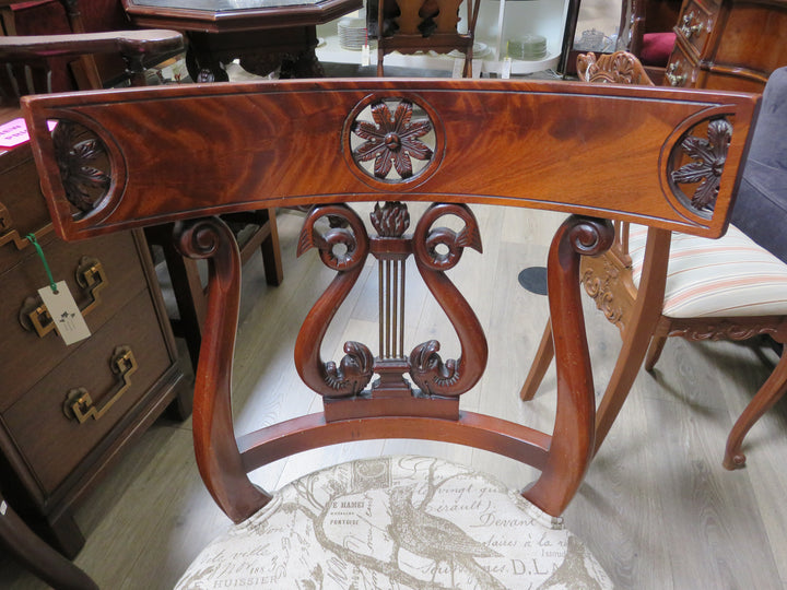 Pair of Antique Lyre Back Chairs