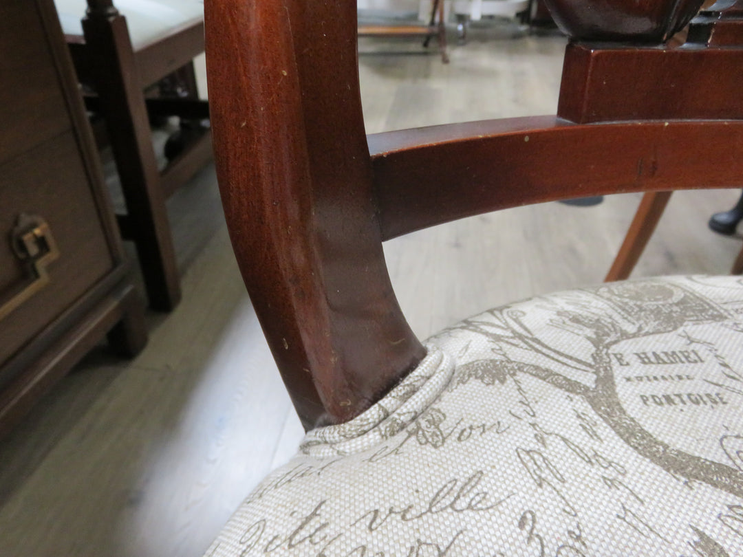 Pair of Antique Lyre Back Chairs