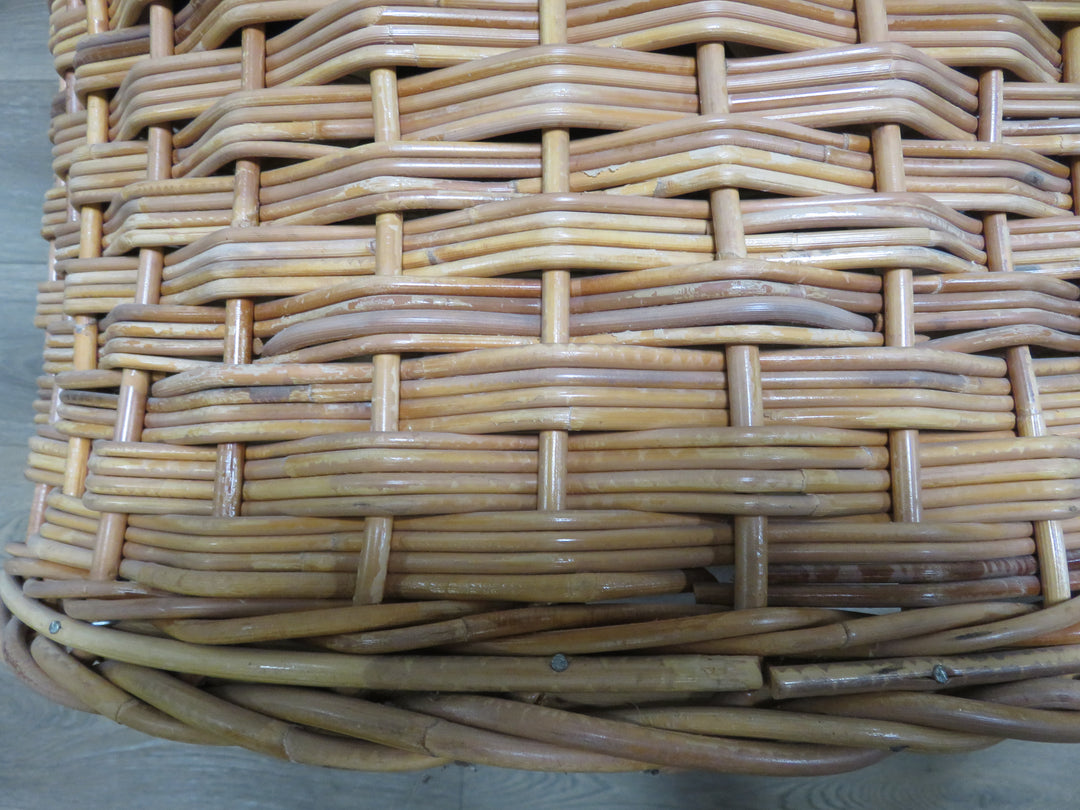 Pair Wicker Works Occasional Chairs