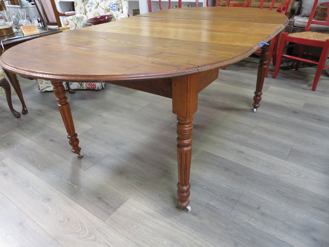 Antique Drop Leaf Oak Table