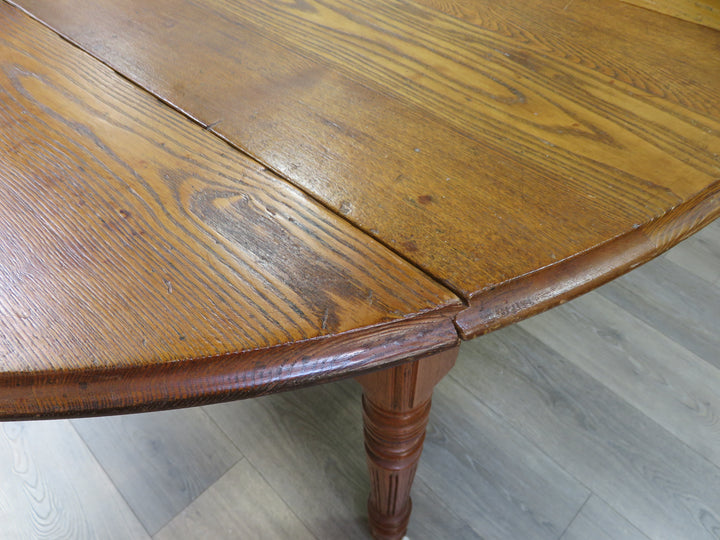 Antique Drop Leaf Oak Table