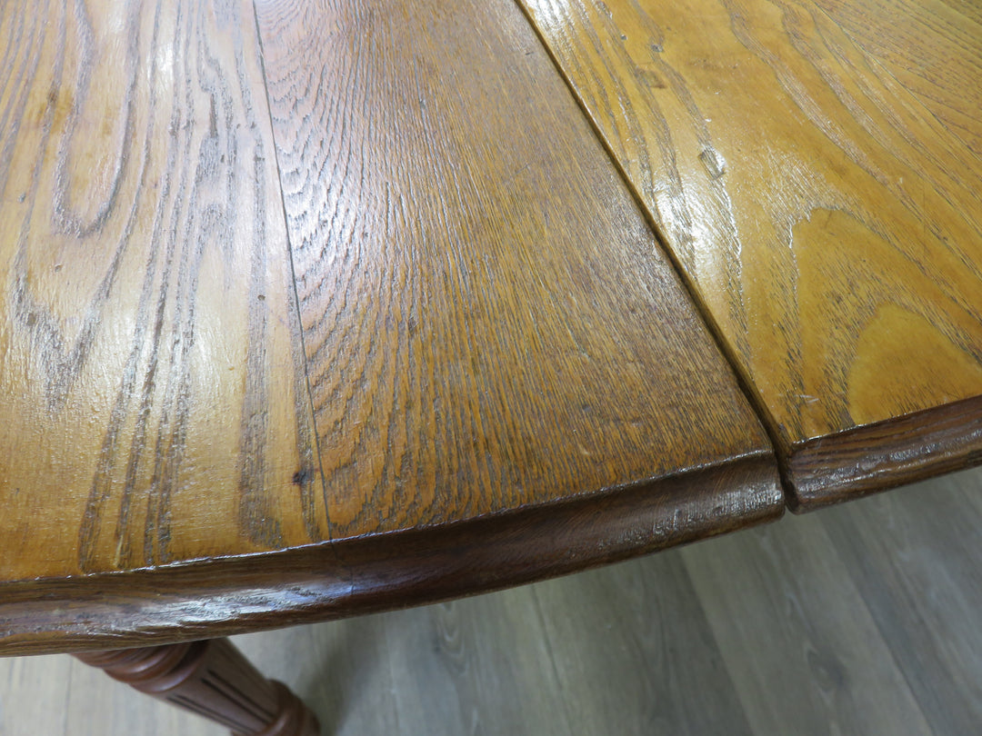 Antique Drop Leaf Oak Table