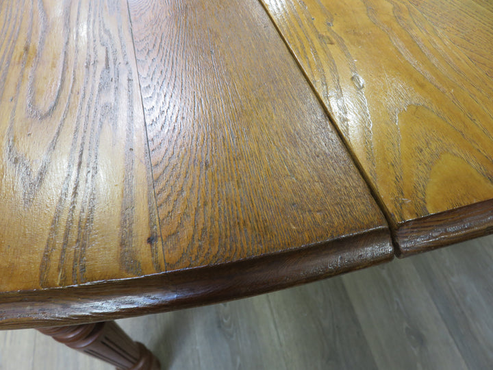 Antique Drop Leaf Oak Table