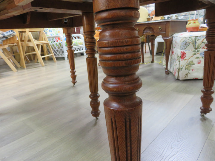Antique Drop Leaf Oak Table