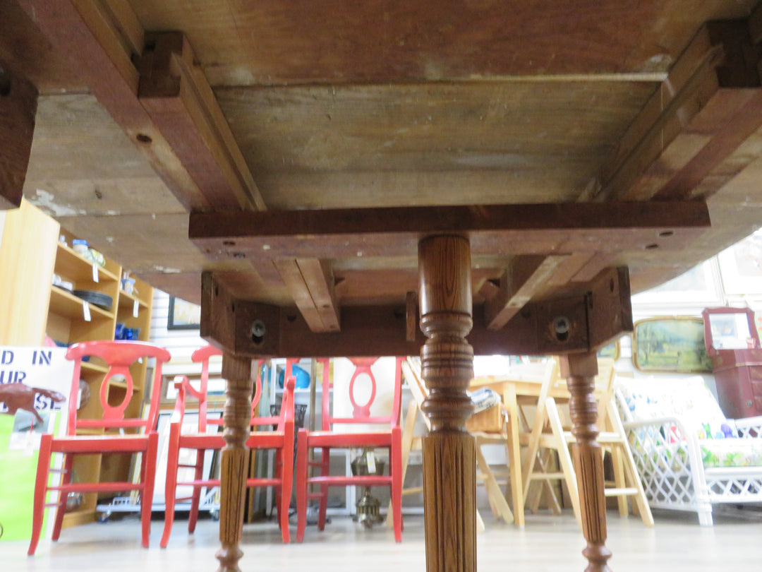 Antique Drop Leaf Oak Table