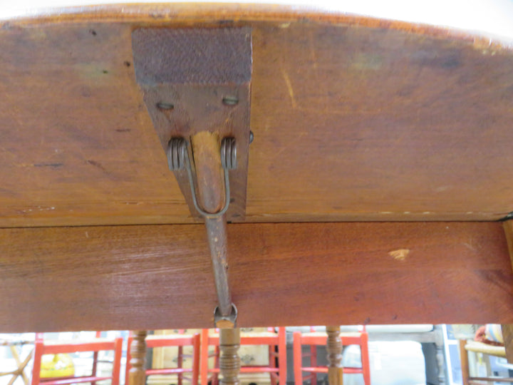 Antique Drop Leaf Oak Table