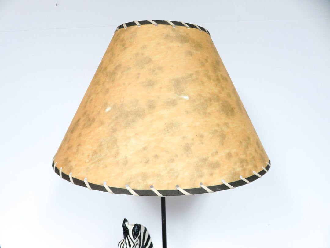 Zebra Base Ceramic Lamp