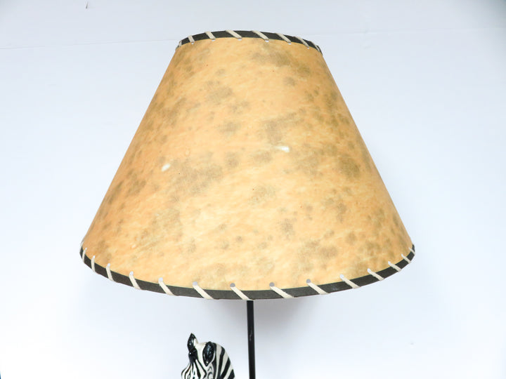 Zebra Base Ceramic Lamp