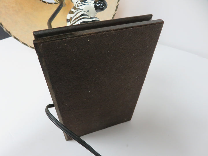 Zebra Base Ceramic Lamp