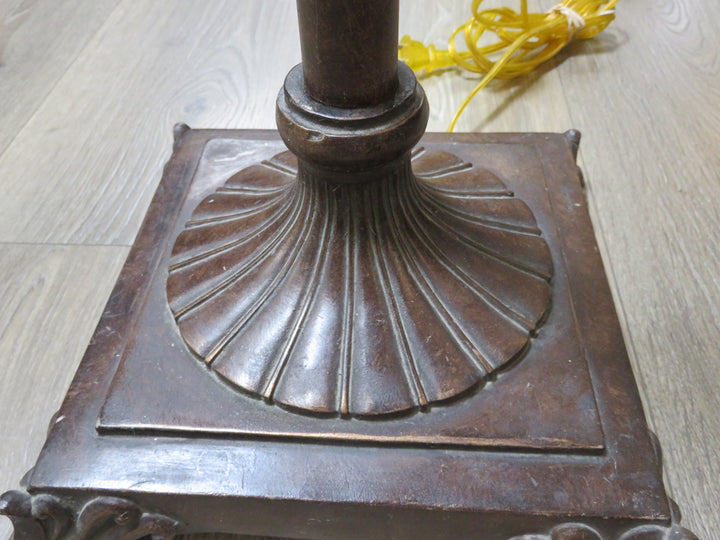 Brown Metal Floor Lamp