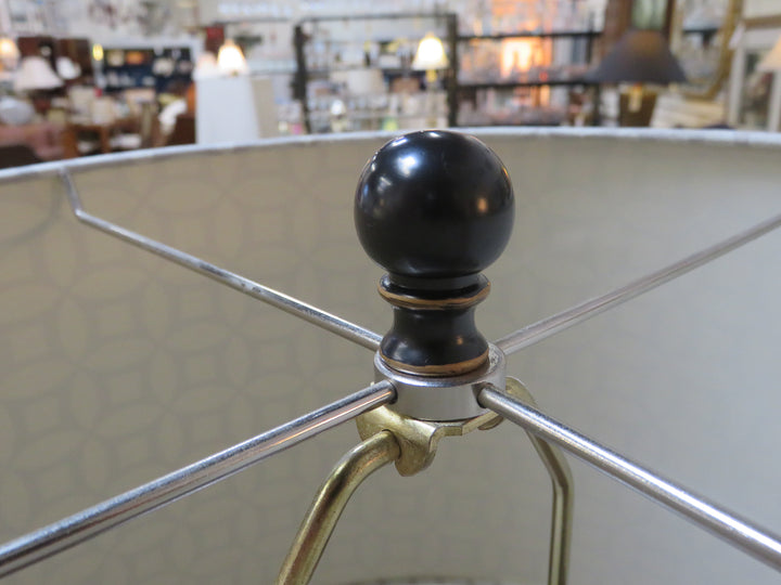 Brown Metal Floor Lamp