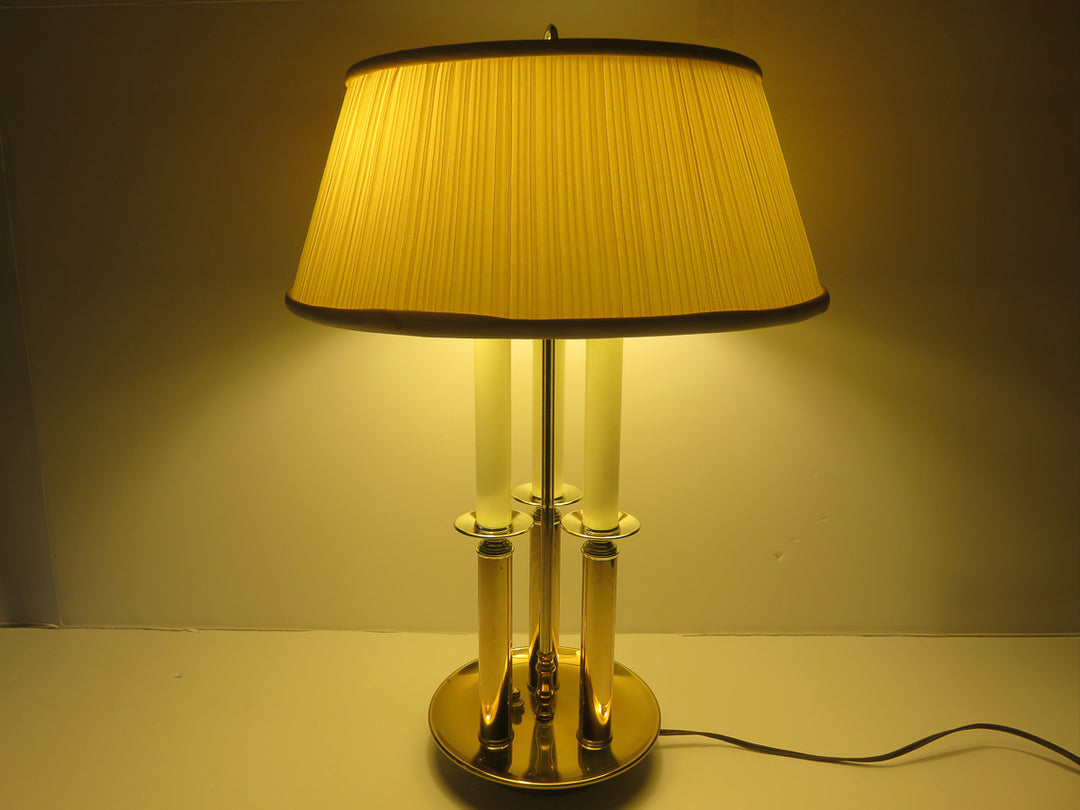 Brass Bouillotte Table Lamp