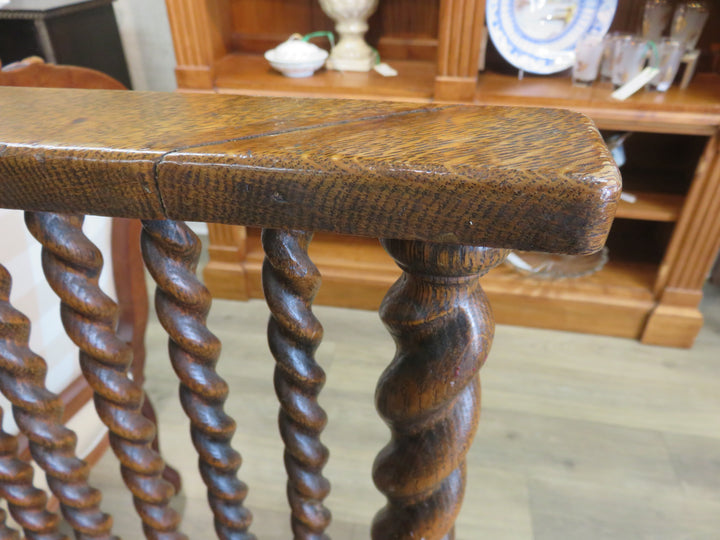 Antique Carved Settle Bench