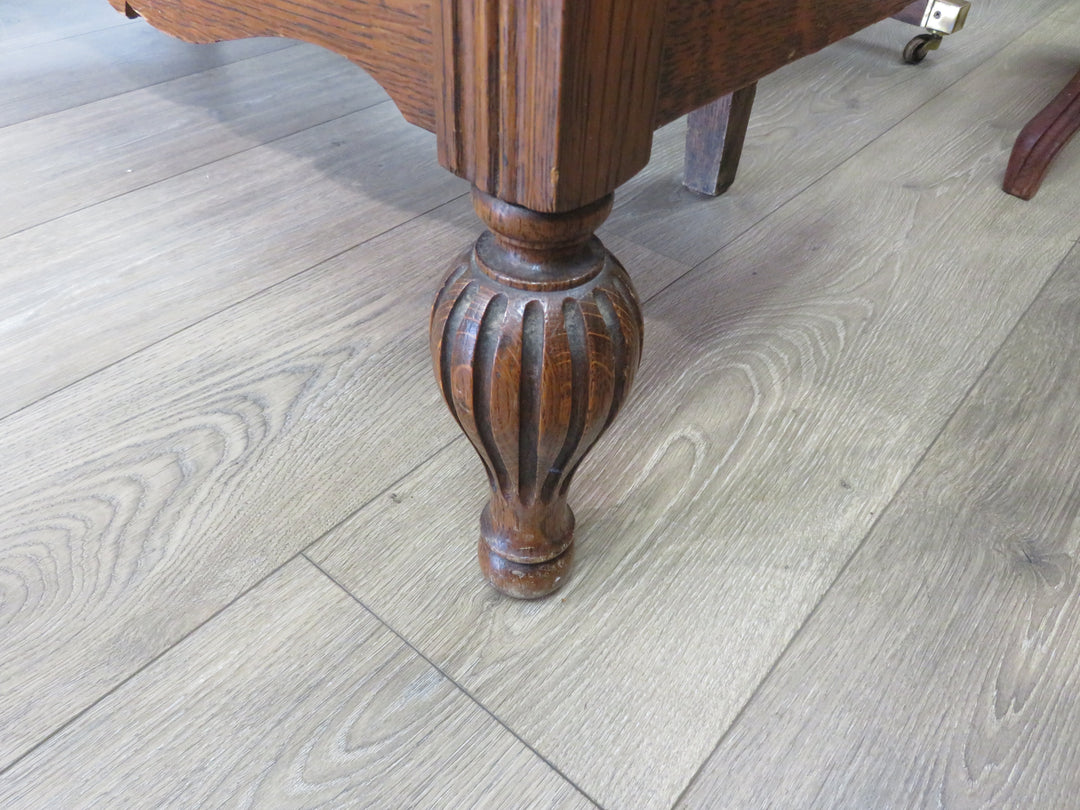 Antique Carved Settle Bench