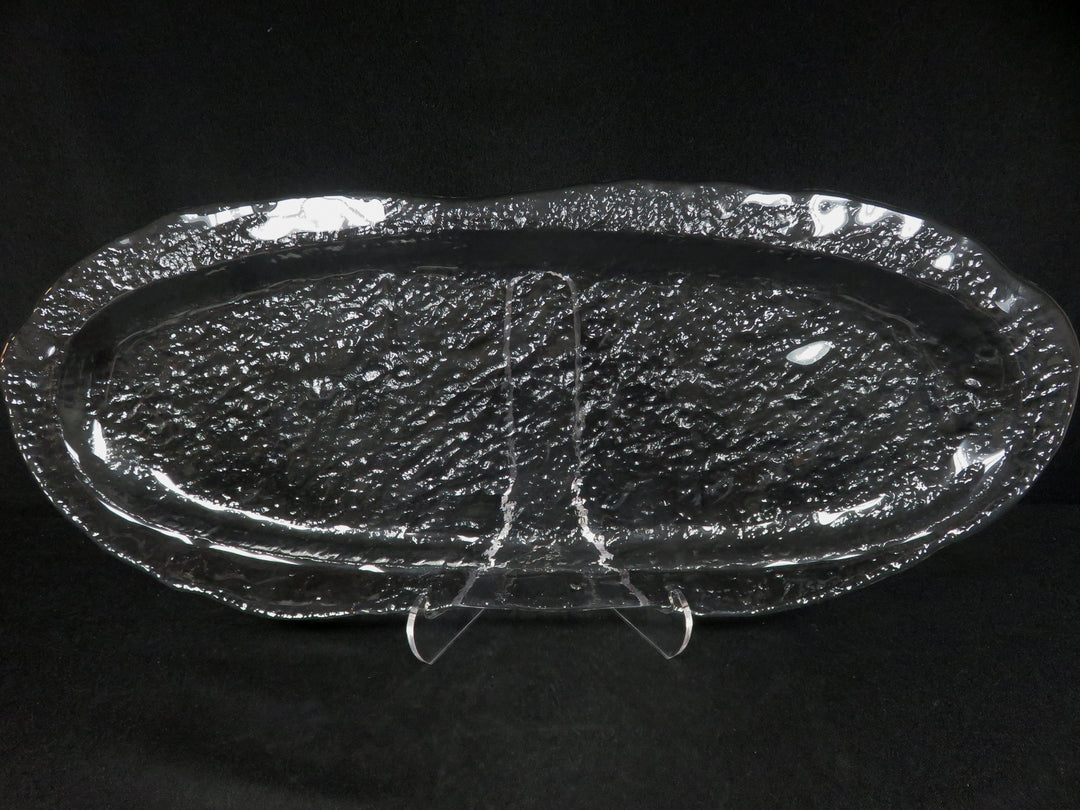 Pebbled Glass Charcuterie Tray