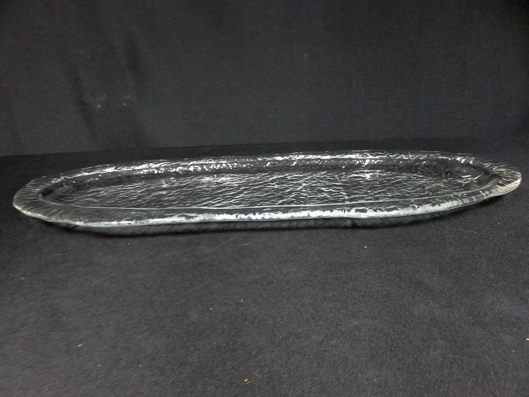 Pebbled Glass Charcuterie Tray