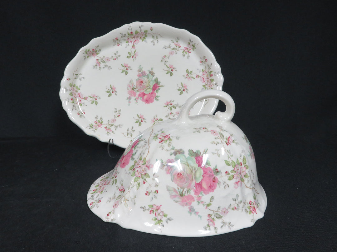 Antique Covered Cheese Server