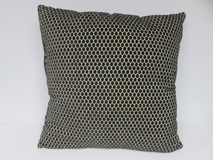 Grey and Cream Geometric Pillow