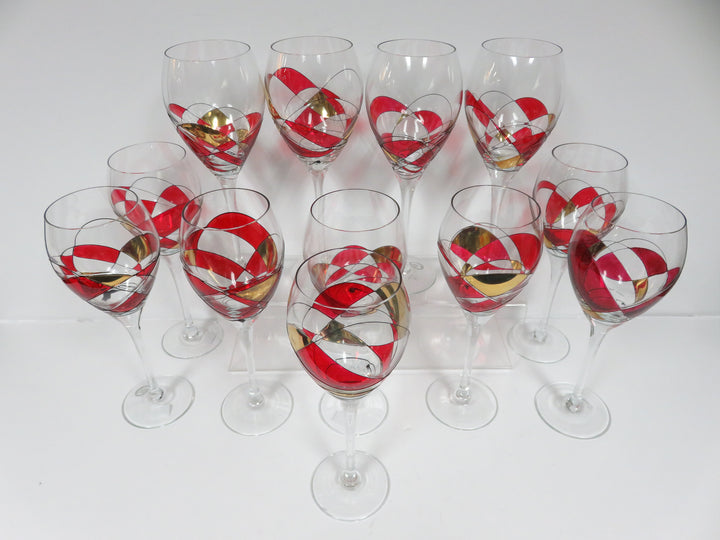 Romanian Stained Glass Wine Glasses