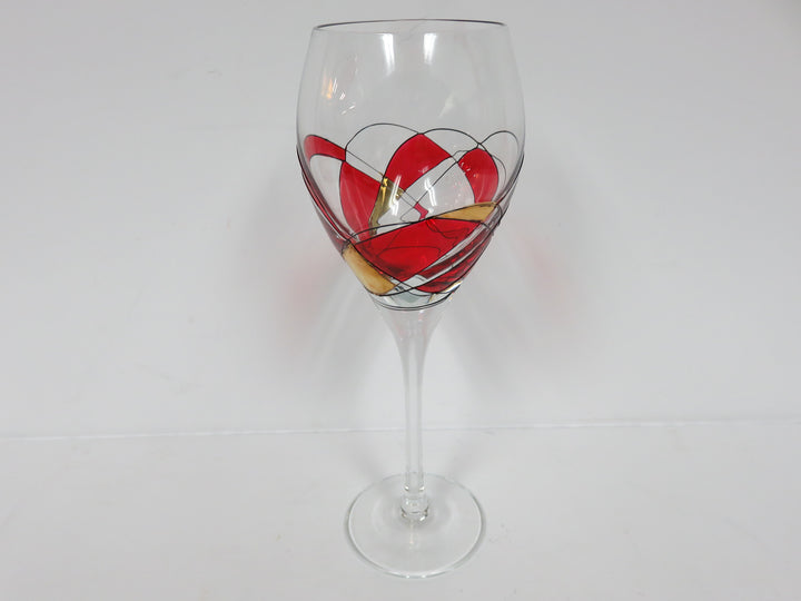 Romanian Stained Glass Wine Glasses