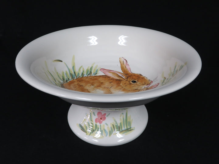 Maxcera Bunny Pedestal Bowl